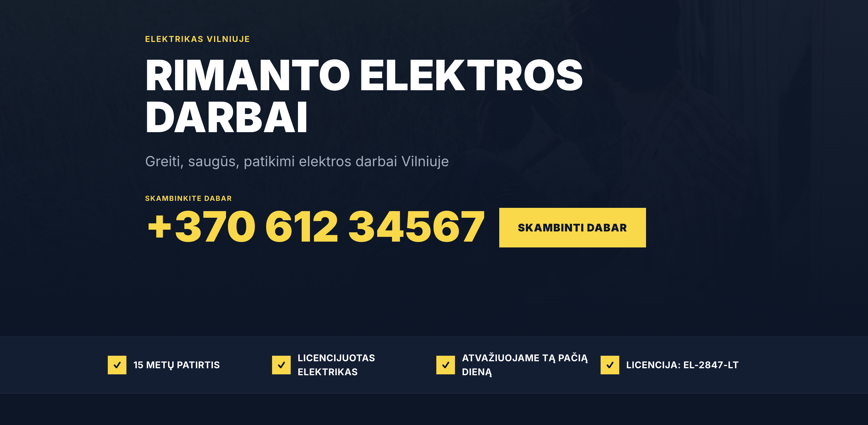 Rimanto Elektros Darbai